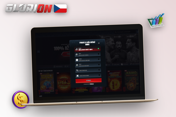 Glorion Casino cz registrace e-mailem na notebooku v prostředí domácí pracovny