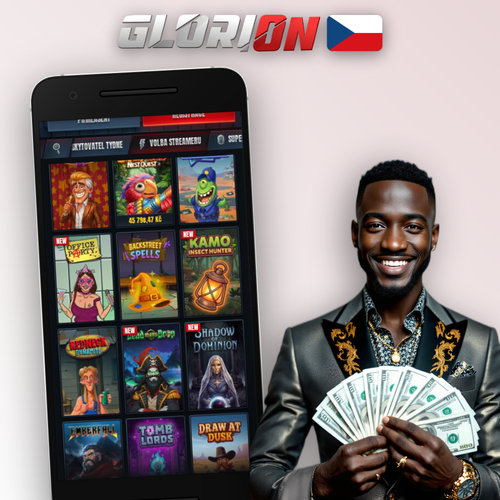 Glorion Casino nabízí uvítací bonus 100 % až 18 750 Kč a 200 free spinů