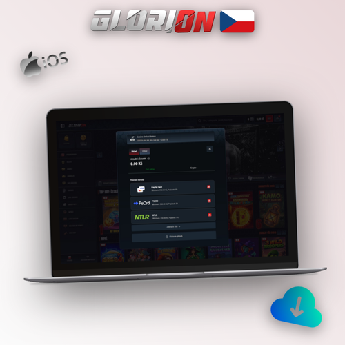 Glorion Casino vklad – přehled platebních metod na notebooku a mobilu